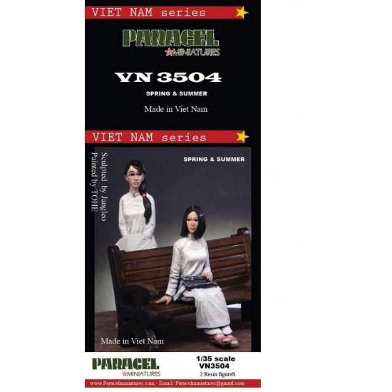 1/35 Vietnam War School Girls, Spring & Summer (2 figures)