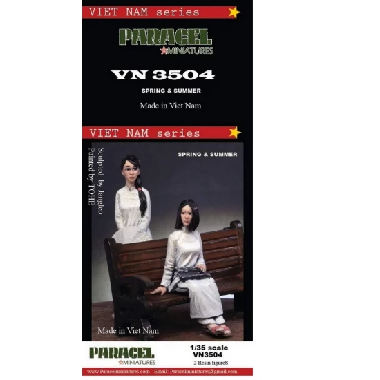 1/35 Vietnam War School Girls, Spring & Summer (2 figures)
