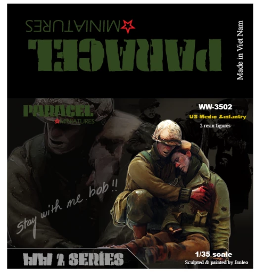 1/35 US Medic &  Infantry Wounded (2 figures)