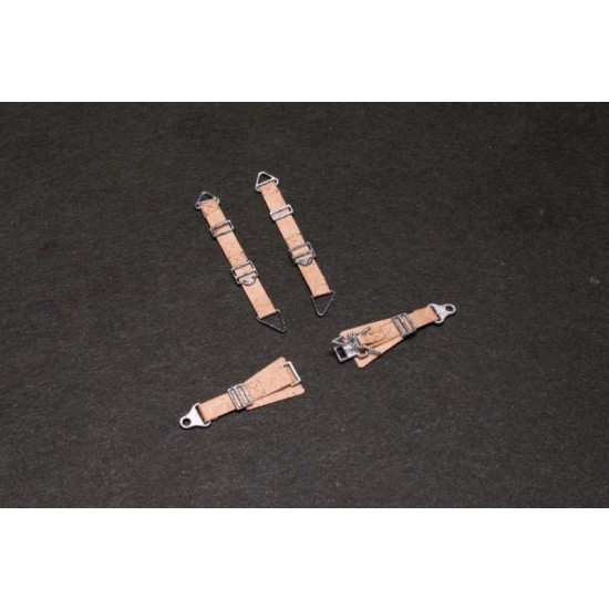 1/32 German Standard Airplane Seat Belts for 2 Planes (Craft Paper+Fiber)