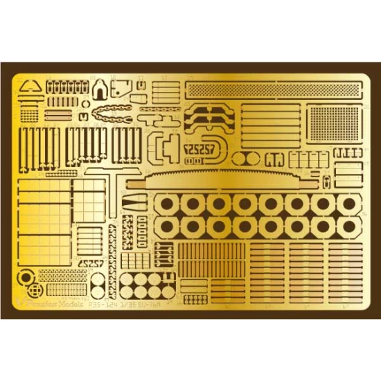 1/35 Russian Self-Propelled Gun SU-76M Photo-Etched Set for Tamiya kit #35348
