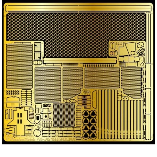 1/35 M551 Sheridan Detail Set (PE) for Tamiya kit #35365