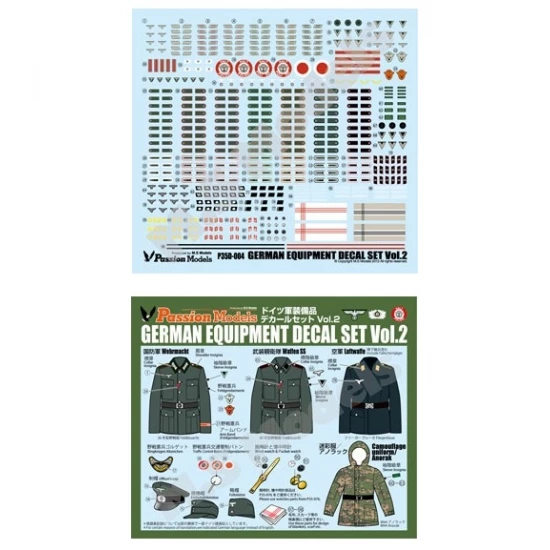 1/35 WWII German Army Equipment Decal set #2 (water-slide)