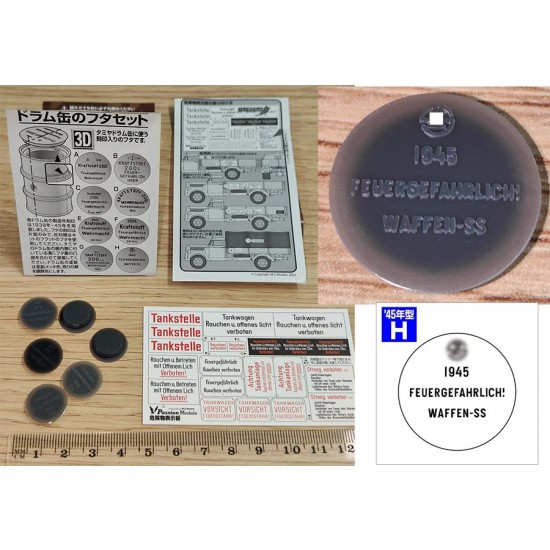 1/35 Fuel Drum Cover Set Type H 1945