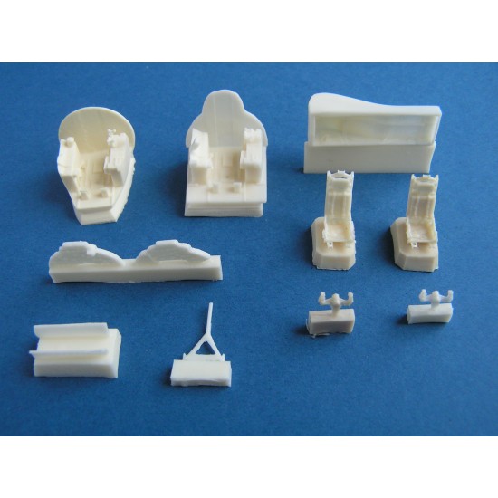 1/72 Ilyushin Il-28U Cockpit Set with Seat for Italeri/Bilek kit