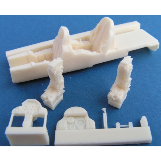 1/72 Dassault Mirage IV Cockpit Set for Heller kit