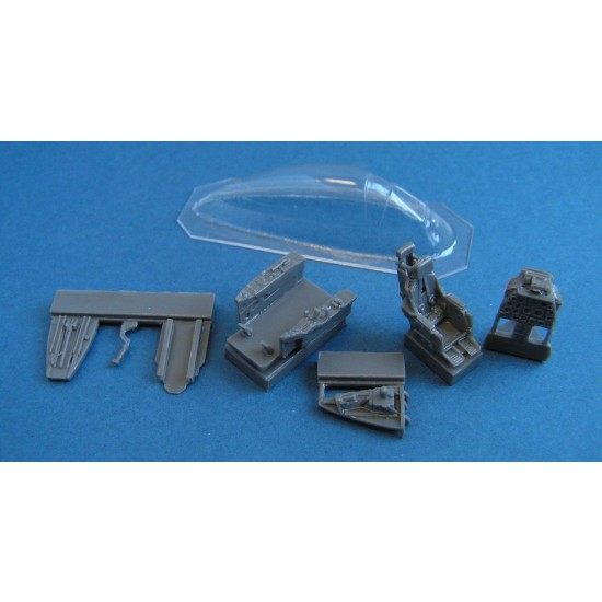 1/72 North-American F-86F Sabre Cockpit + Vacu Canopy + Seat for Airfix kit