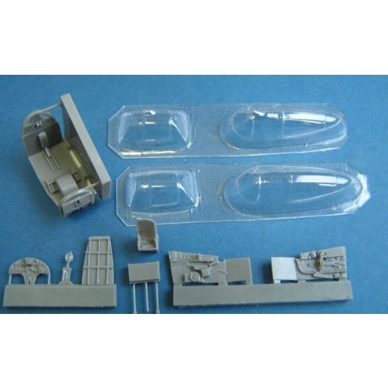 1/72 Gloster Meteor Mk.1 Cockpit Set for Cyber-Hobby kit