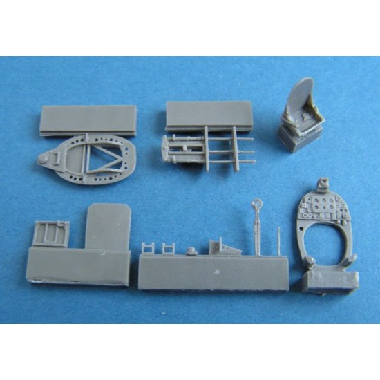 1/72 Supermarine Spitfire F Mk.22 Cockpit Set for Airfix kit