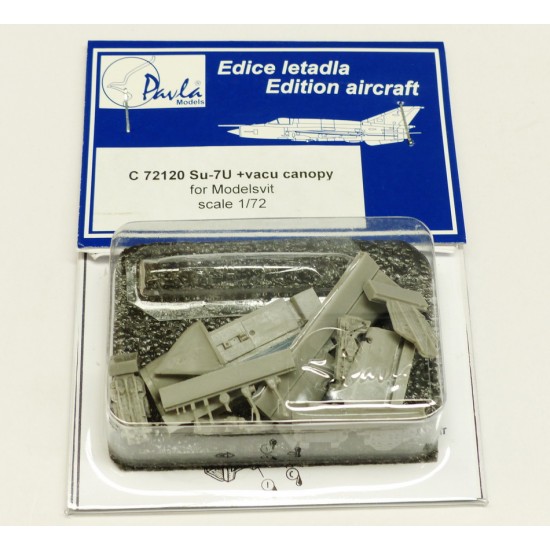 1/72 Sukhoi Su-7U Cockpit Detail Set + Vacu-formed Canopy for Modelsvit kits