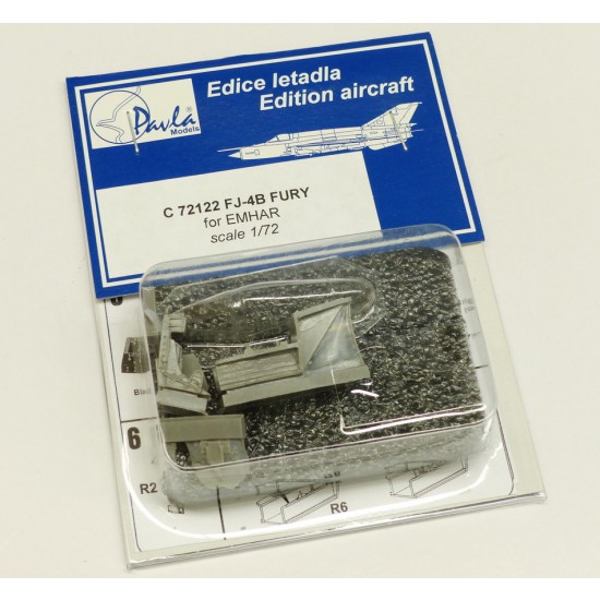1/72 North-American FJ-4B Fury Cockpit Set + Vacu-formed Canopy for Emhar kits