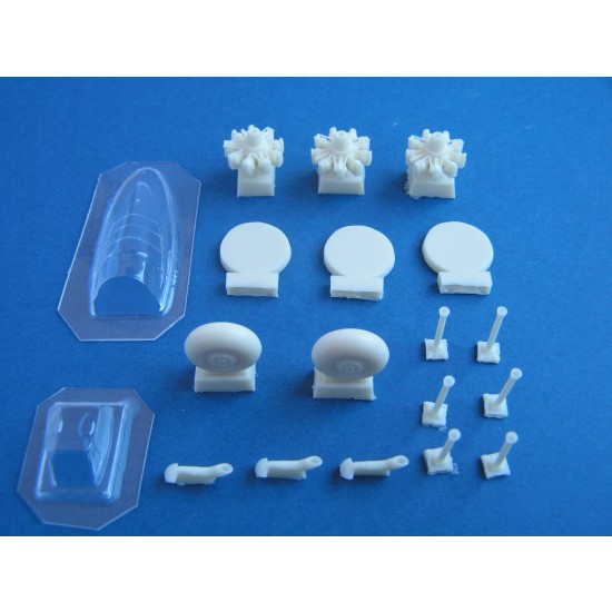 1/72 Savoia-Marchetti SM.79 Sparviero Exterior Upgrade Set for Italeri kit