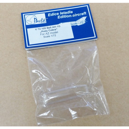 1/72 Bell AH-1G 'Huey Cobra' Vacu-formed Canopy for AZ Models 