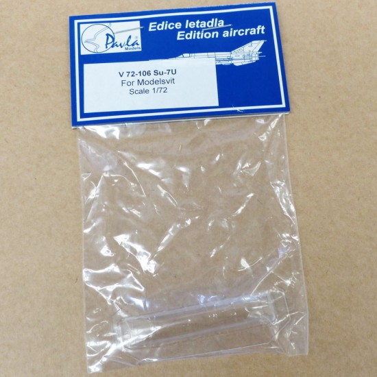 1/72 Sukhoi Su-7U Vacu-formed Canopy for Modelsvit kits