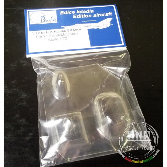 1/72 Handley Page Halifax Gr.Mk.II Vacu-Formed Canopy for Matchbox/Revell kit