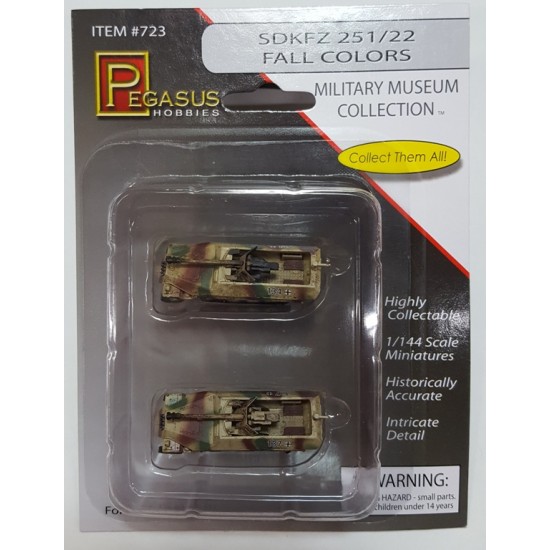 1/144 SdKfz. 251/22 Fall Colours (2 kits, pre-painted)