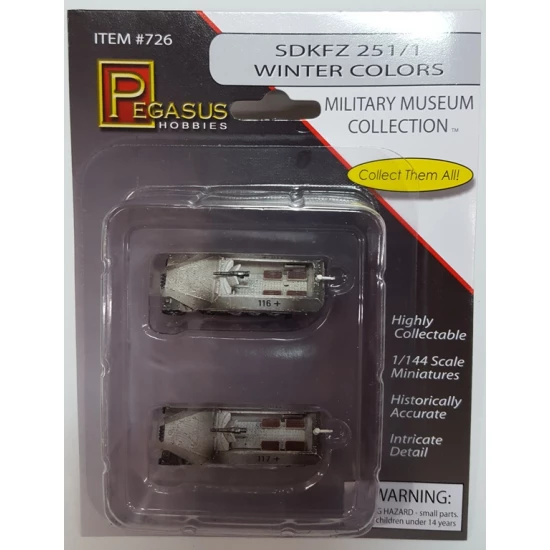 1/144 SdKfz. 251/1 Winter Camo #116 #117 (2 kits)