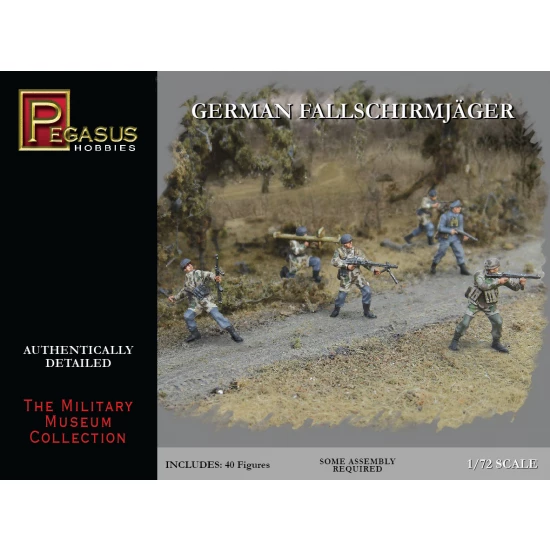 1/72 WWII German Fallschirmjager (40 Figures)