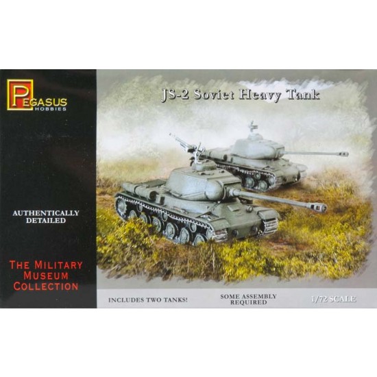 1/72 Soviet Heavy Tank JS-2 (2 kits)