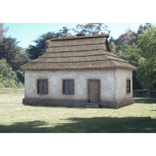 1/72 Ukrainian House #1 (Ready-to-Display)