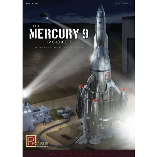 1/350 The Mercury 9 Rocket (1 Rocket)