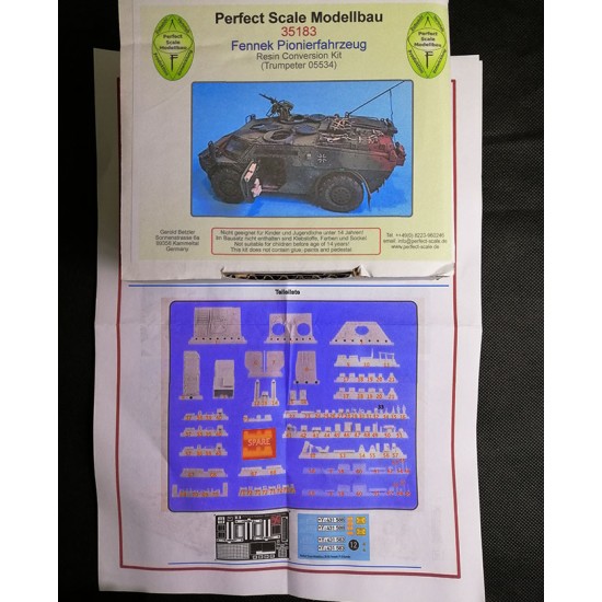 1/35 Fennek Pionierfahrzeug Conversion set for Trumpeter kit #05534