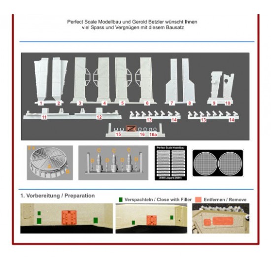 1/35 Leopard 2A6 UKR / EX BW to Ukraine Conversion set for Tamiya #35207 #35271