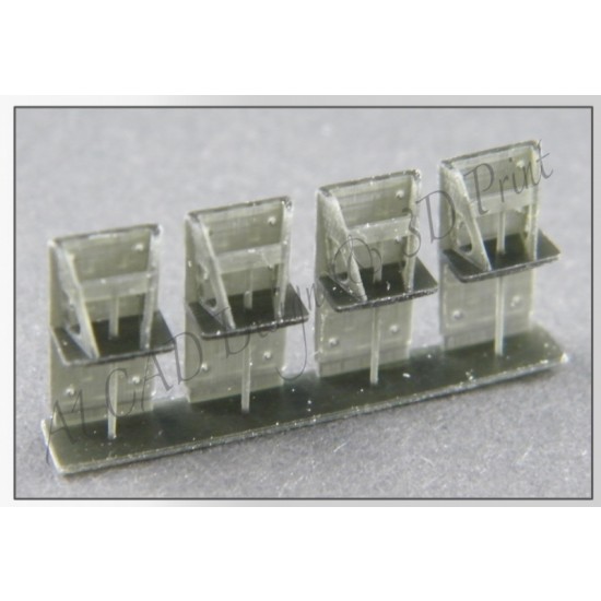 1/35 Rail Transport Loading Wedges (Netherlands type)