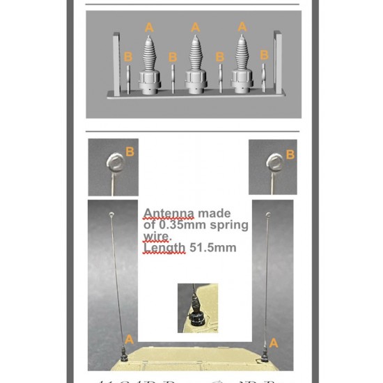 1/35 Ukrainian Leopard 2 Antenna Base