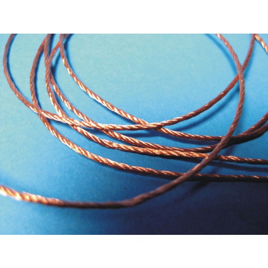 1mm Diameter Rope 90cm Finest Copper Rope in 1mm Diameter Perfect Scale Modellbau DIV008