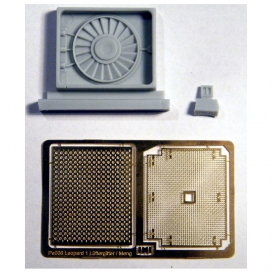 1/35 Leopard 1 A3/A4 Fan Grill and Cooling Fan for Meng Models