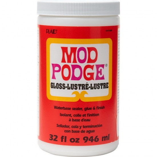 Mod Podge Gloss #CS11203 (32oz/946ml) - Waterbase Sealer, Glue & Finish