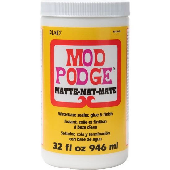 Mod Podge Matte #CS11303 (32oz/946ml) - Waterbase Sealer, Glue & Finish