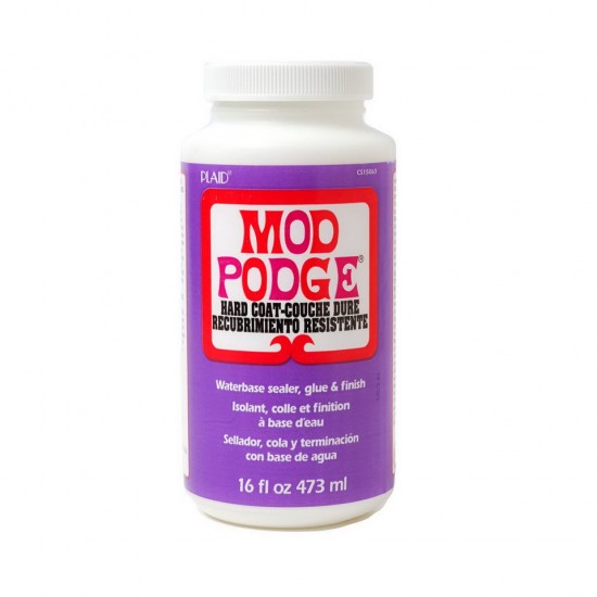 Mod Podge Hard Coat #CS15063 (16oz/473ml) - Waterbase Sealer, Glue & Finish