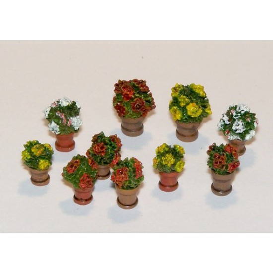 1/35 Flowers in Flowerpots (10pcs)