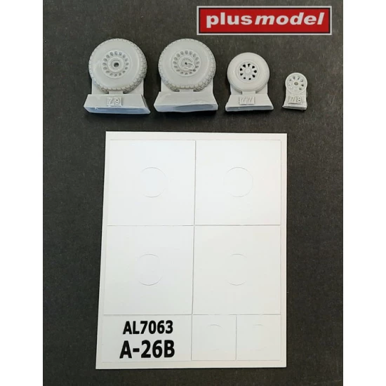 1/72 Douglas A-26B Invader Wheels