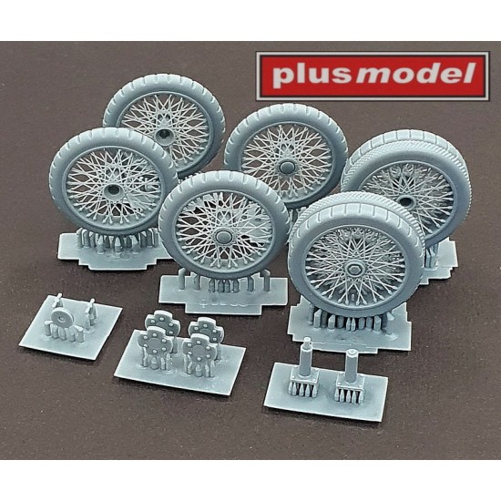 1/35 WWI Lanchester Wheels Set