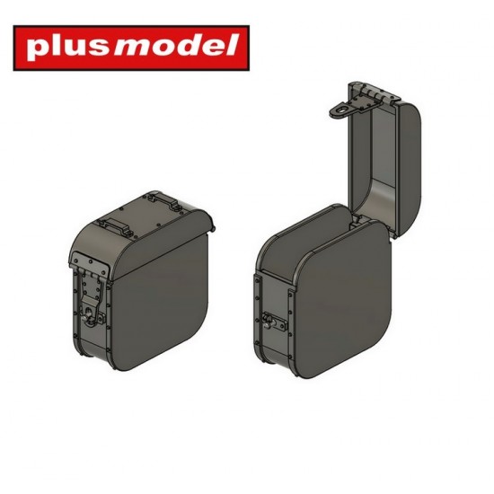 1/35 Machine Gun Maxim Ammunition Boxes (8pcs)