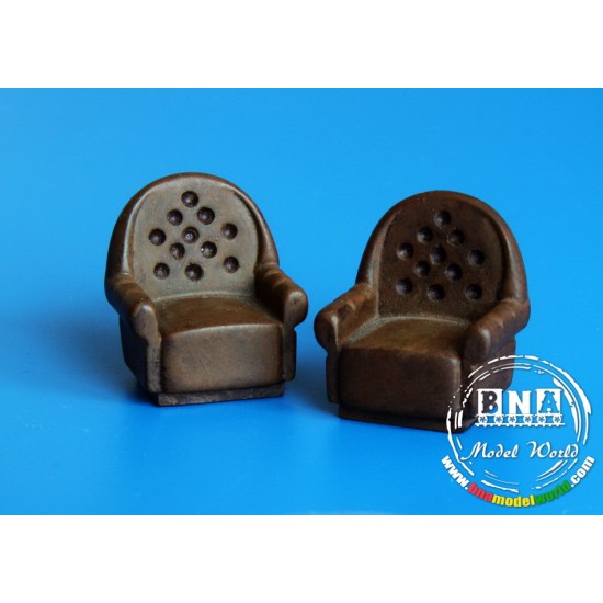 1/35 Upholstered Chairs x2