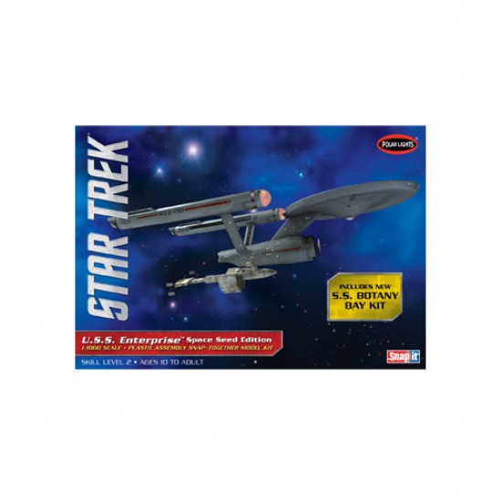 1/1000 Star Trek TOS USS Enterprise Space Seed Edition Snap kit