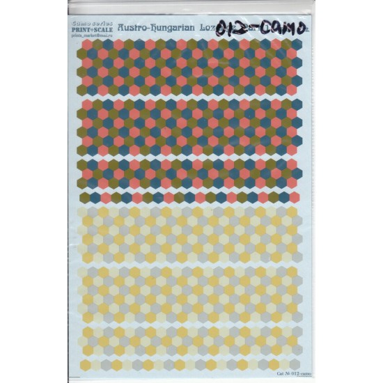 1/72 Austro-Hungarian Lozenge (Part 1) Decals 