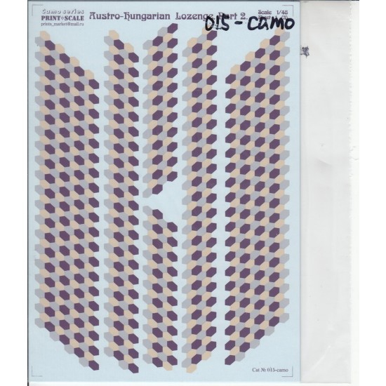 1/48 Austro-Hungarian Lozenge Part 2 Decals (3 sheets)