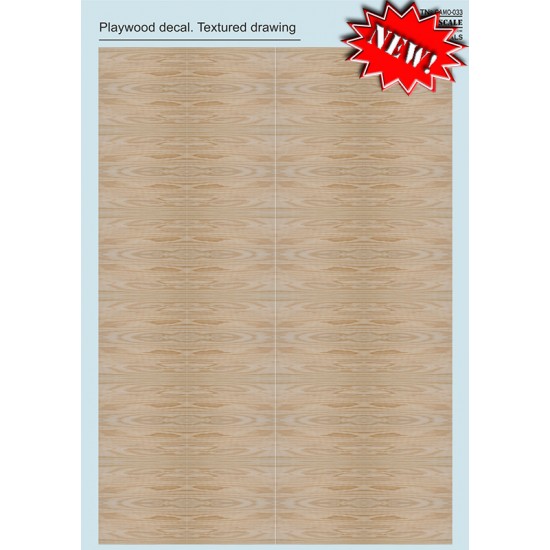 1/72 - 1/48 Plywood Decal Part.3 - Textured Drawing