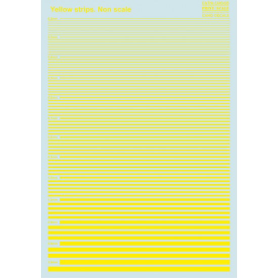 Yellow Strips Decals