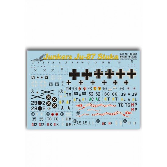 1/144 Junkers Ju-87 Stuka Decals