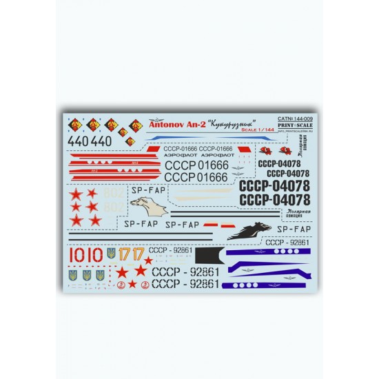1/144 Antonov An-2 Decals