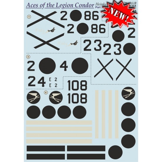 1/48 Aces of the Legion Condor Decals Part 2 
