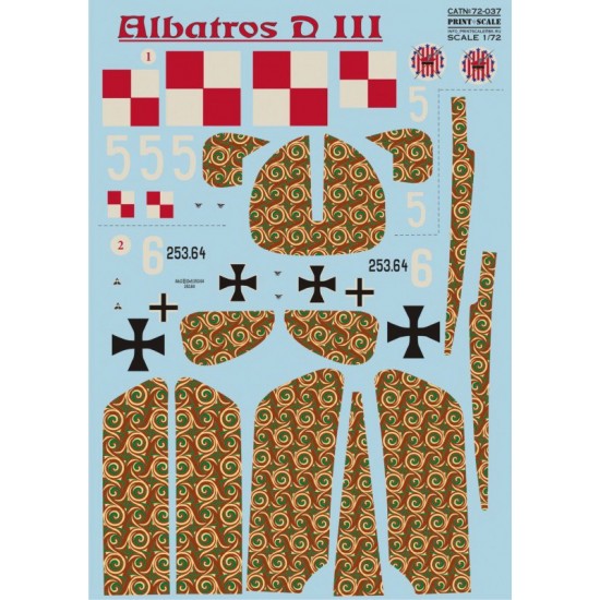 1/72 Albatros D.III Decals