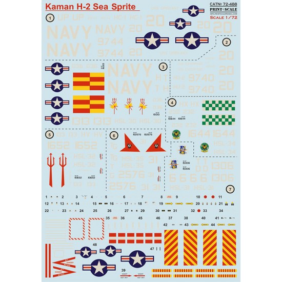 1/72 Kaman Sea Sprite H-2 Decal