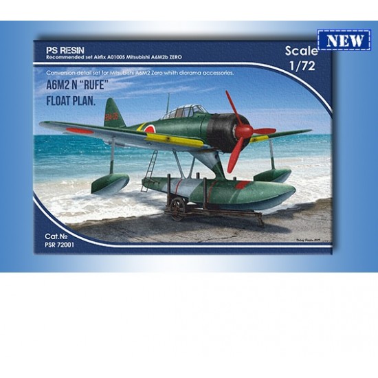 1/72 Nakajima A6M2 N "Rufe" Floatplane Conversion Set for Airfix Mitsubishi A6M2 Zero #A01005 kits